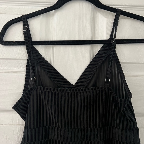 Forever 21 Mesh + Velvet Bodysuit - Picture 3 of 5